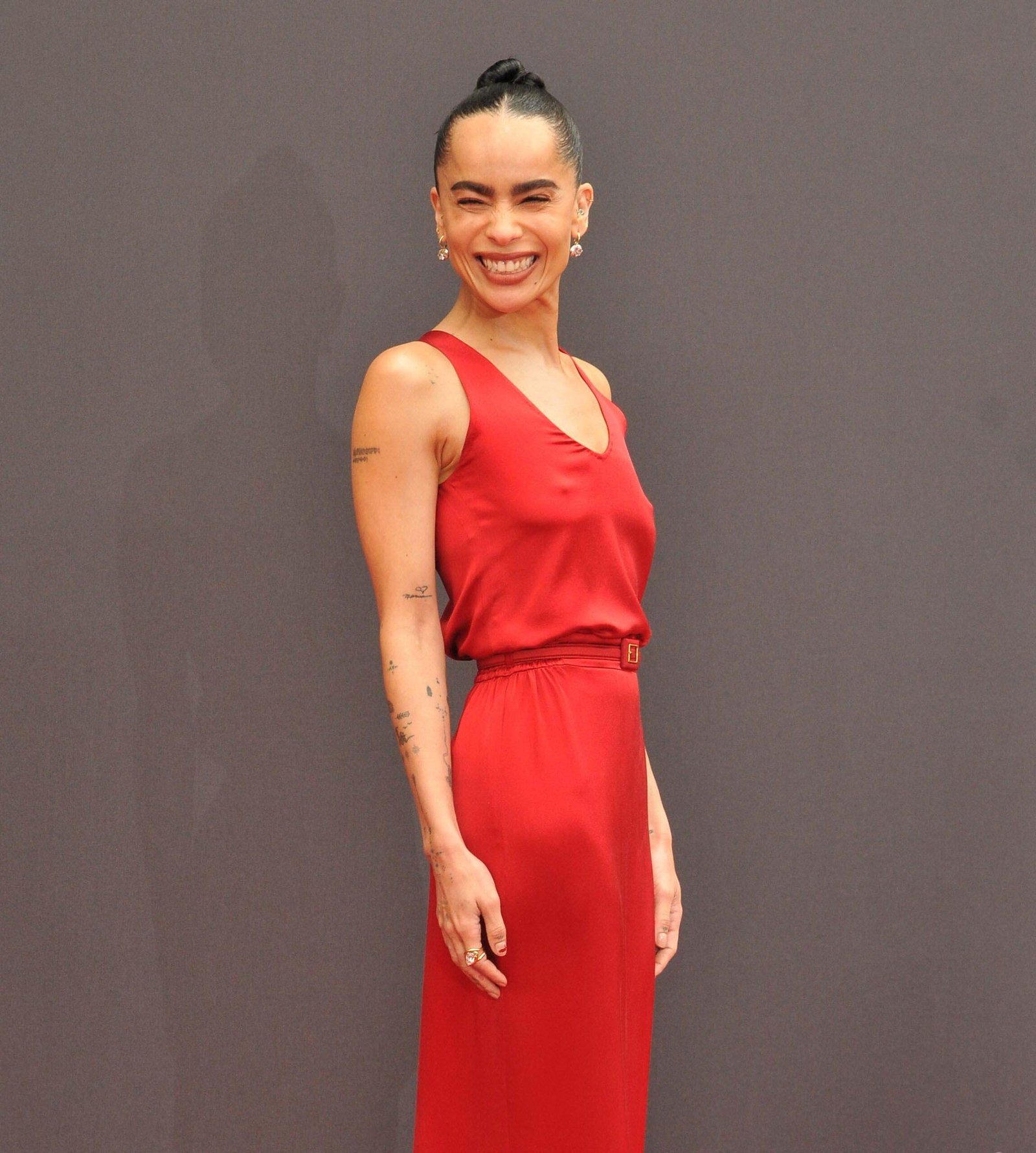 Zoe Kravitz in "Way twice" The premiere of the United Kingdom, London