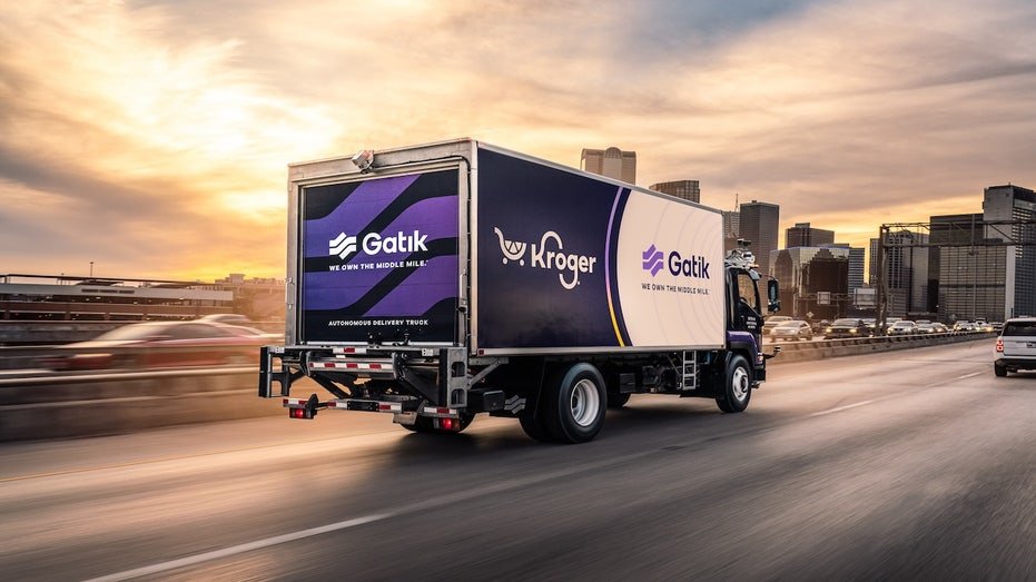 Independent charging truck on the road