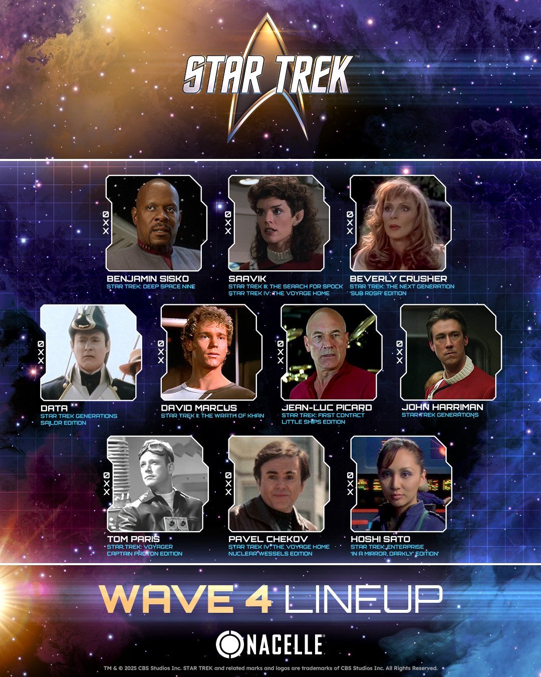 SDCC Startrek 4x5 Wave 4