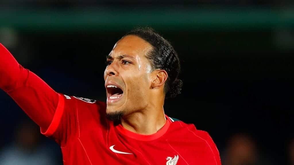 Virgil Van Digk plays football for Liverpool