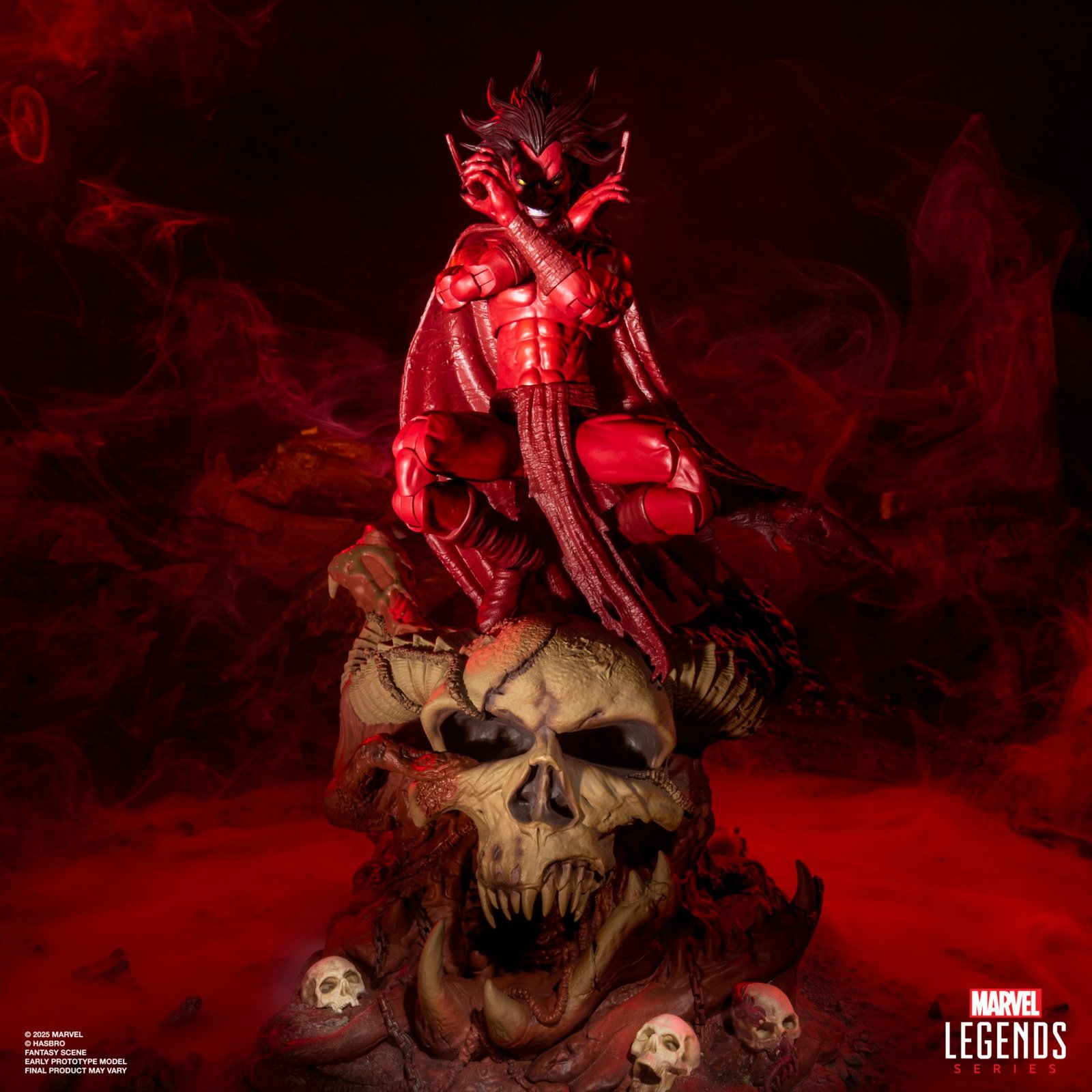 Marvel Legends Series Marvel's mephisto with infernal thron 7