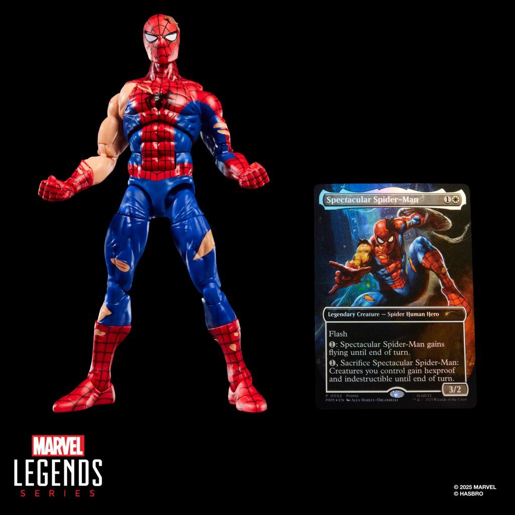 Marvel Legends Magic The Gathering Battle Darding Spider Man 8
