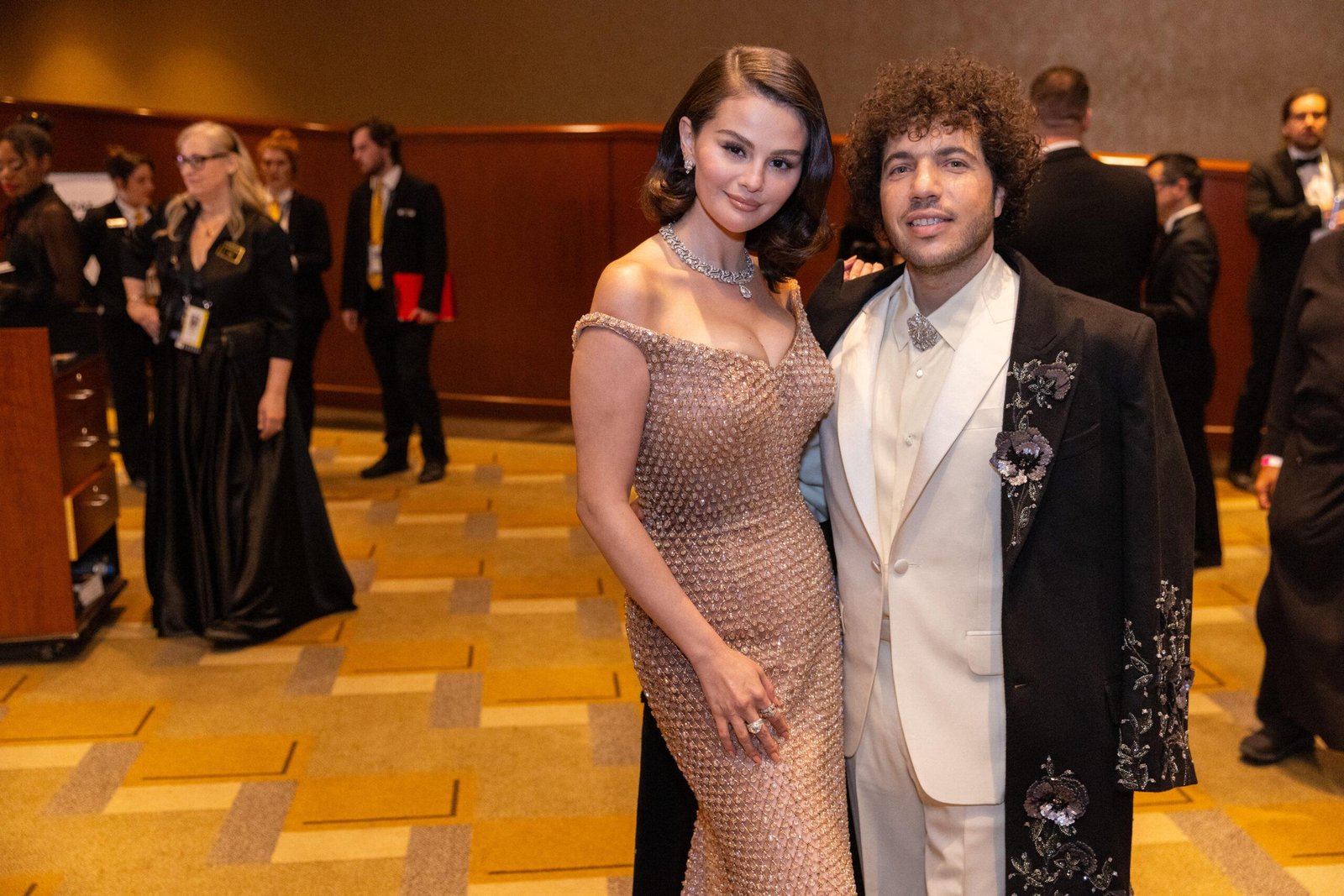 Selena Gomez and Benino at the Academy Awards