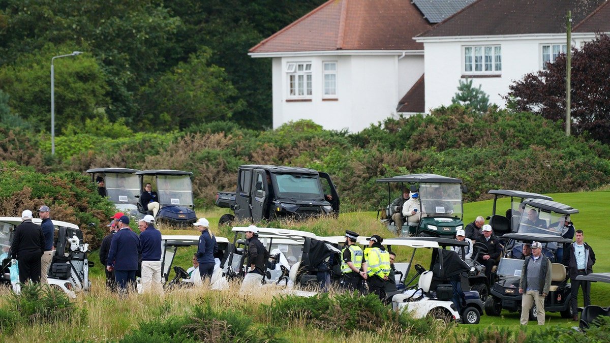 Golf power in Scotland with Trump