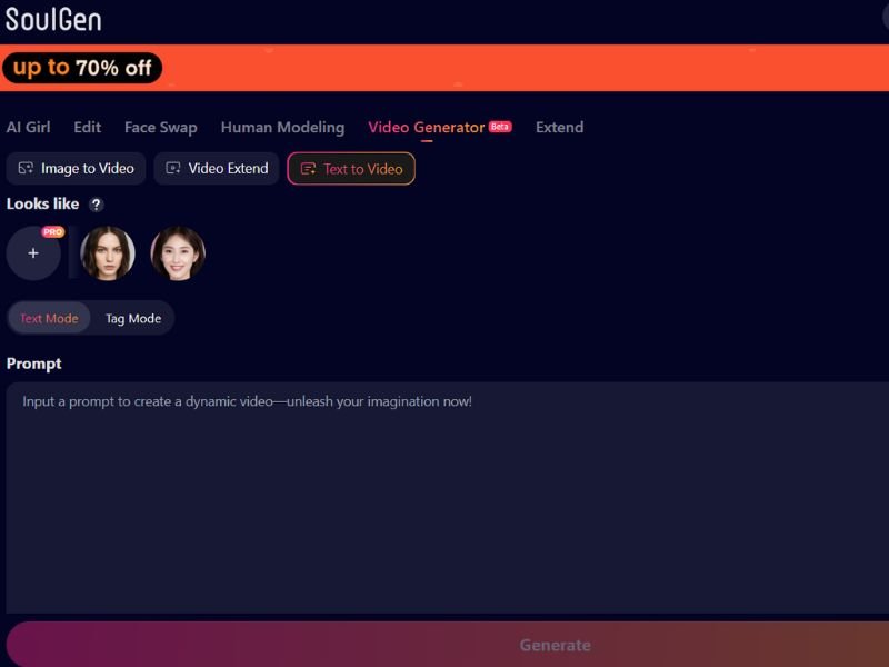 Soulgen video generator