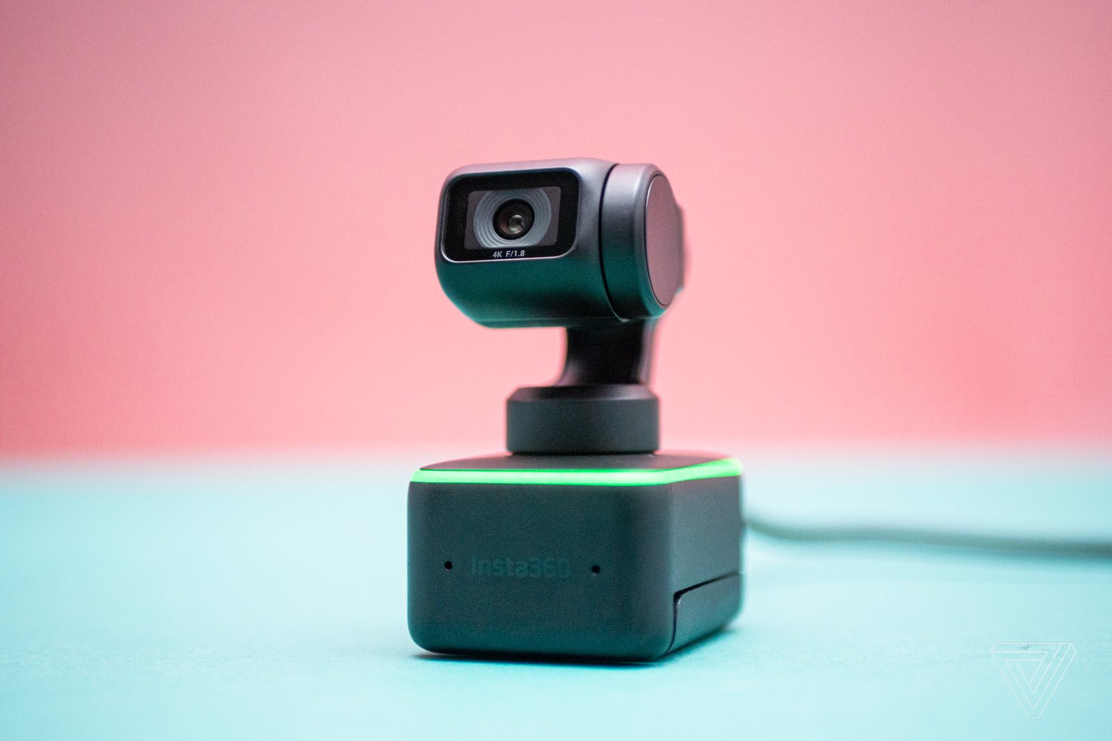Insta360 camera on a table