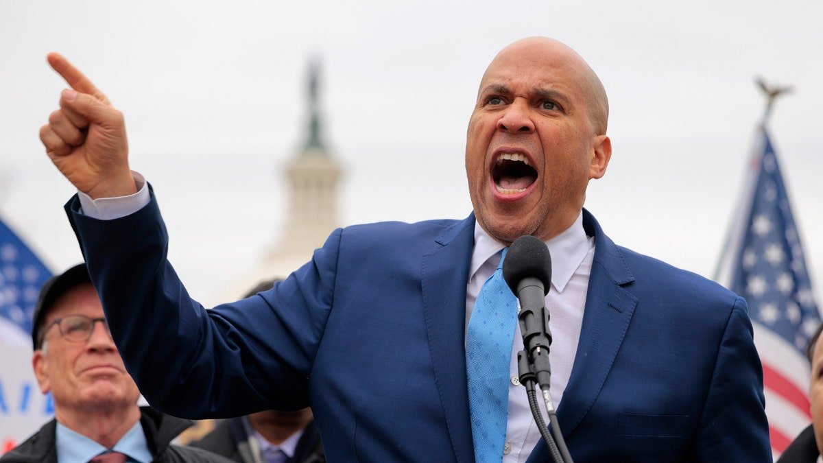 Korea Booker screams in a close shot