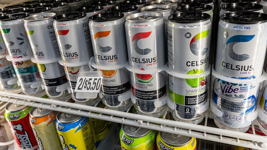 He drinks Celsius Energy at a store in Crocate, California