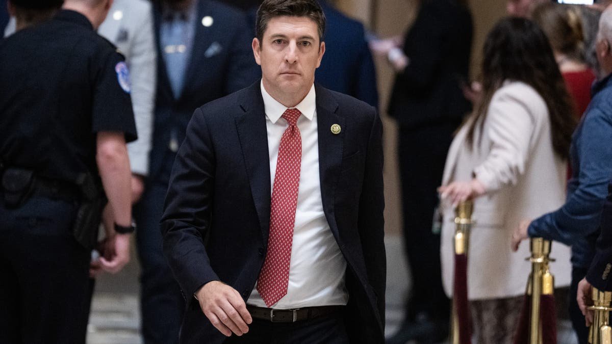 Representative Brian Steel, R and Wisconsin, appears in the American Capitol before the procedural vote on a proposal to evacuate the spokesman in House of Representatives Kevin McCarthy, R-R-Calif, on Tuesday, October 3, 2023.