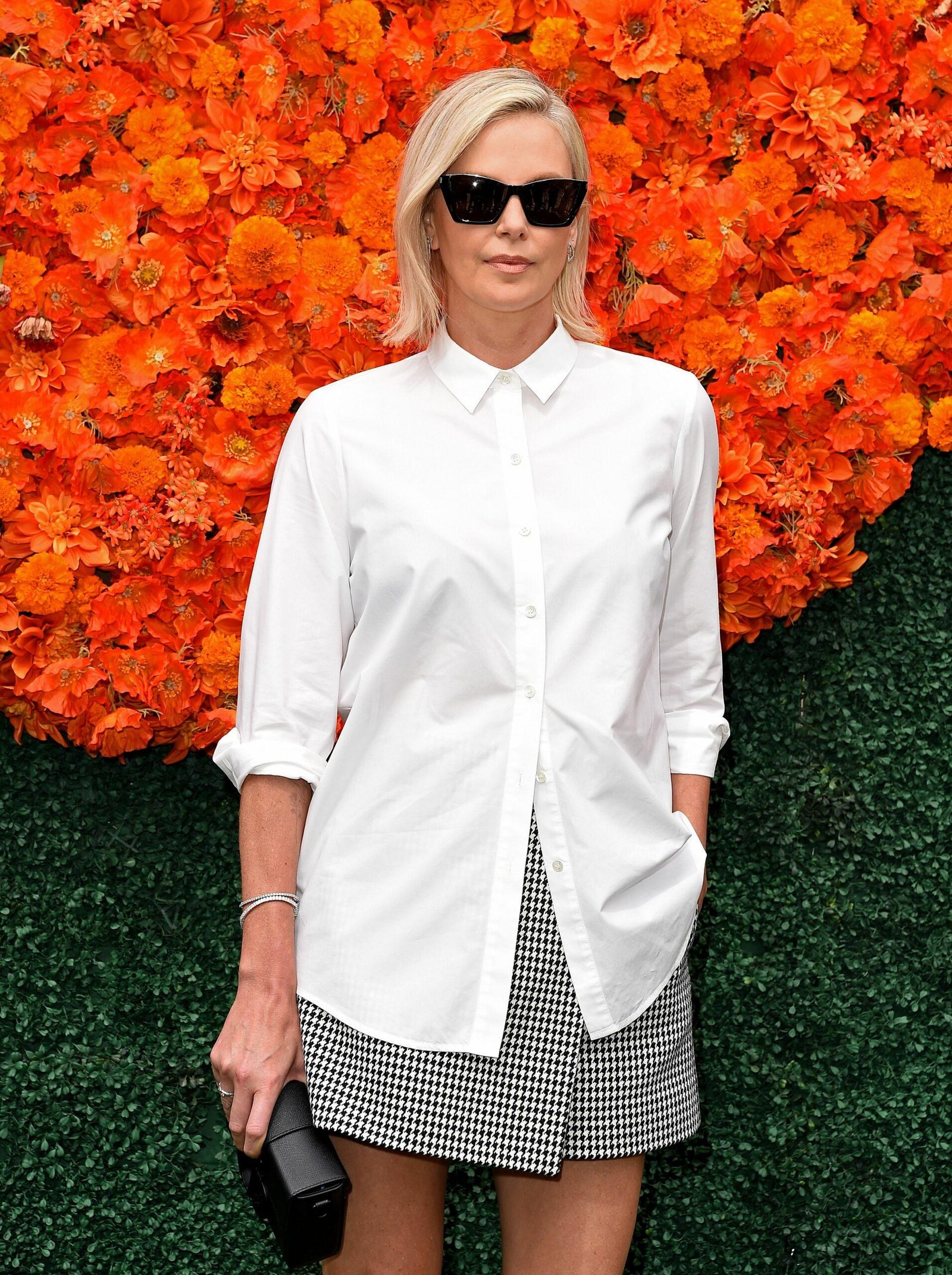 Charles Theron in Veuve Clicquuot Polo Classic