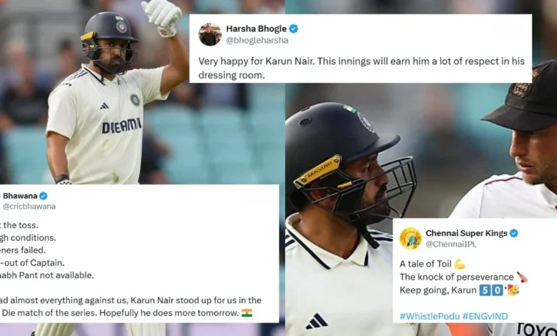 ENG vs IND Fans react as Karun Nairs brilliant fifty.webp.webp