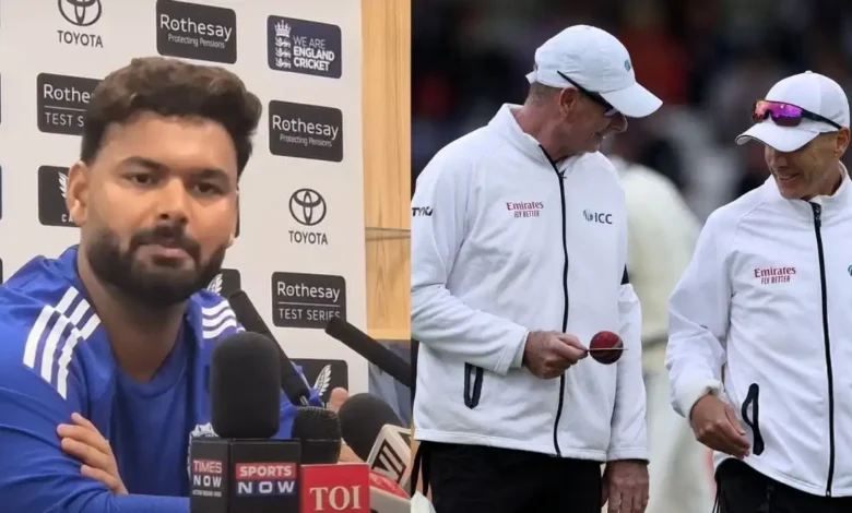 ENG vs IND Rishabh Pant raises concern over Dukes ball.webp.webp