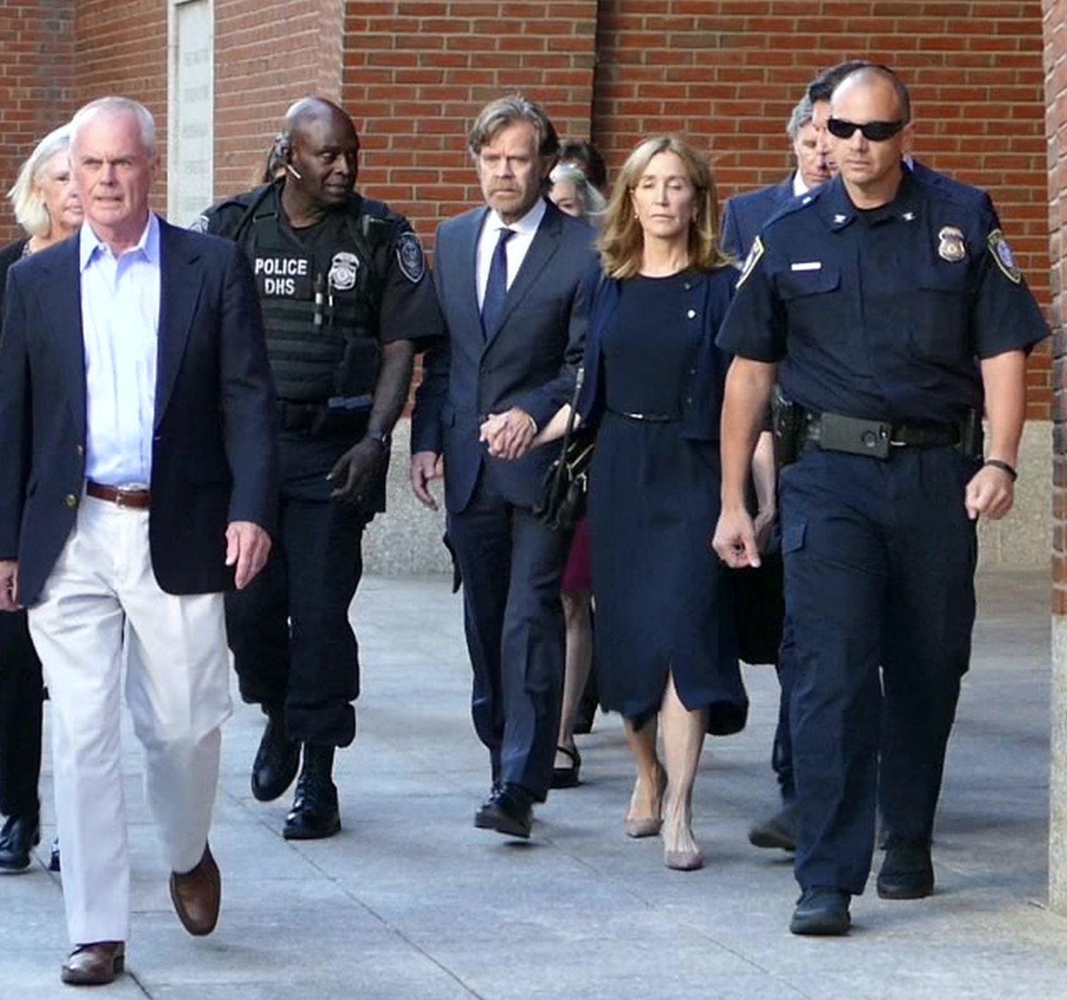 Veliciti Hoffman and William H. Messi leaves the court