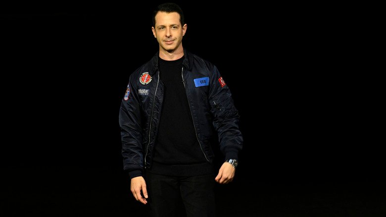 Kendall in a flight jacket on the caliphate