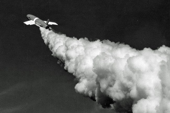 The Regulus I MITLE carried 3000 pieces of mail (1959).