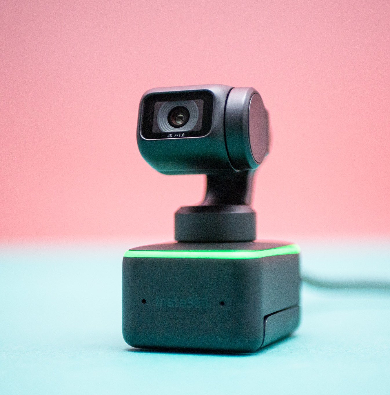 Insta360 camera on a table