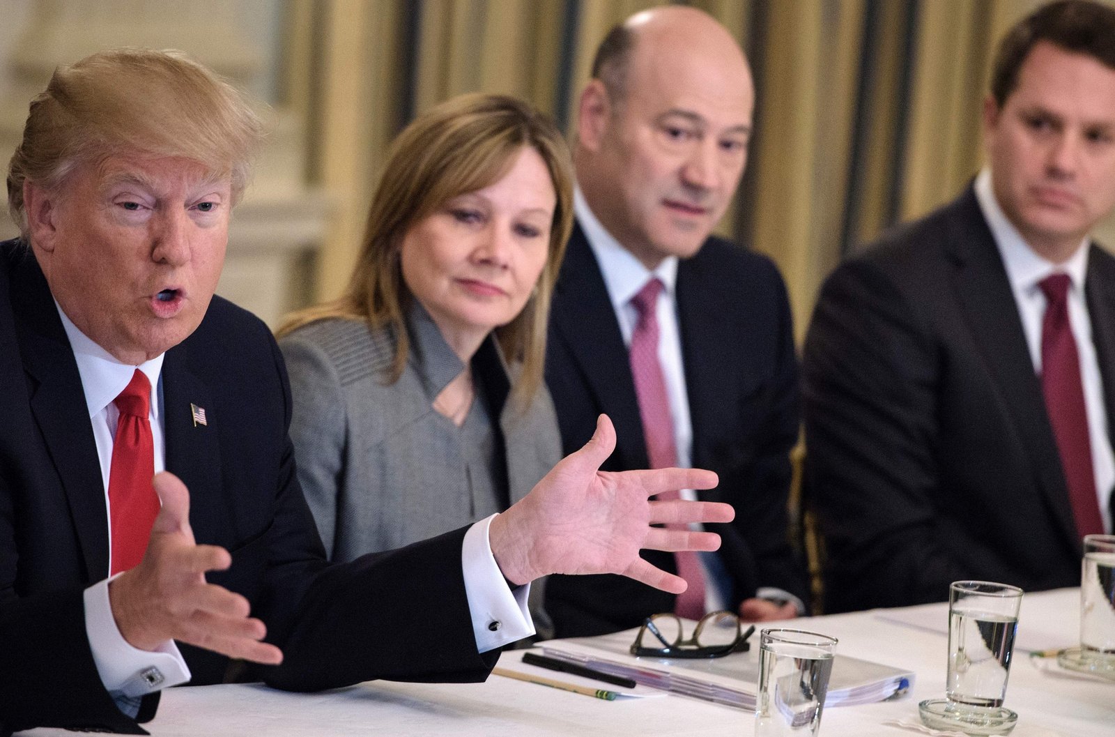 Para and Trump during the term of the first president in his position.