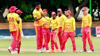Zimbabwe Playing 11 vs South Africa Match 1 Zimbabwe T20I.jpg