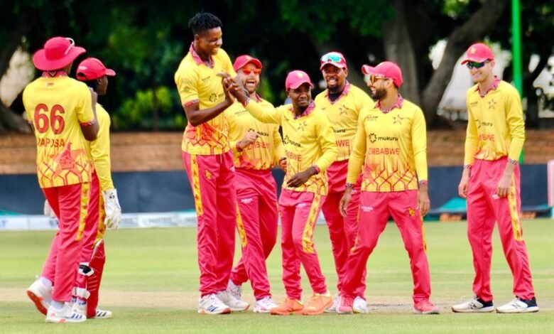 Zimbabwe Playing 11 vs South Africa Match 1 Zimbabwe T20I.jpg