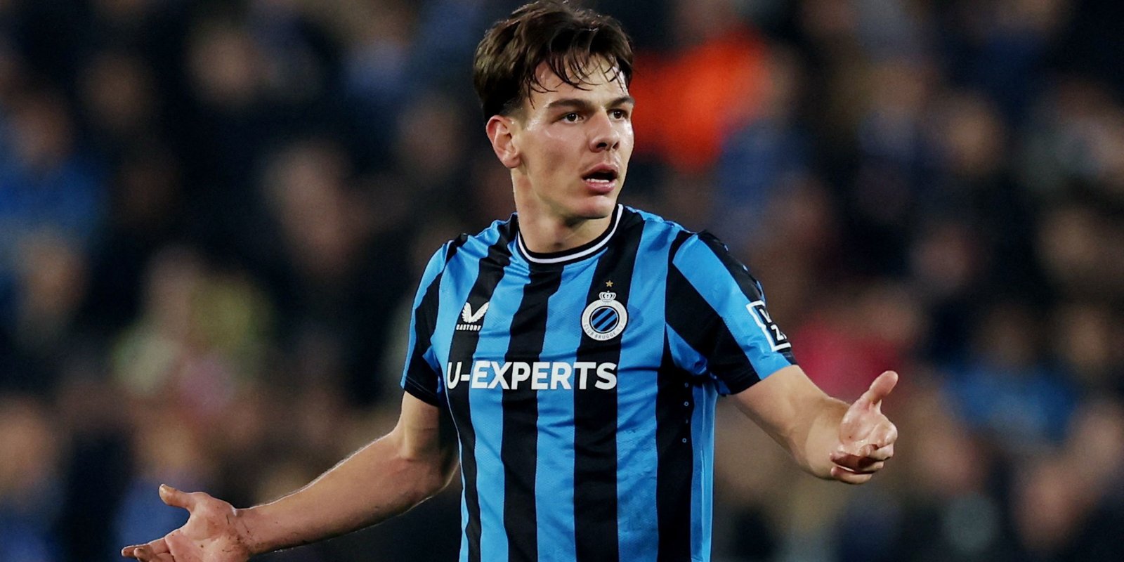 Ardon Jashari interacts from Club BRUGGE