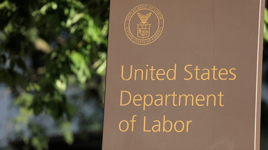 Signs appear at the headquarters of the United States in the United States in Washington, DC