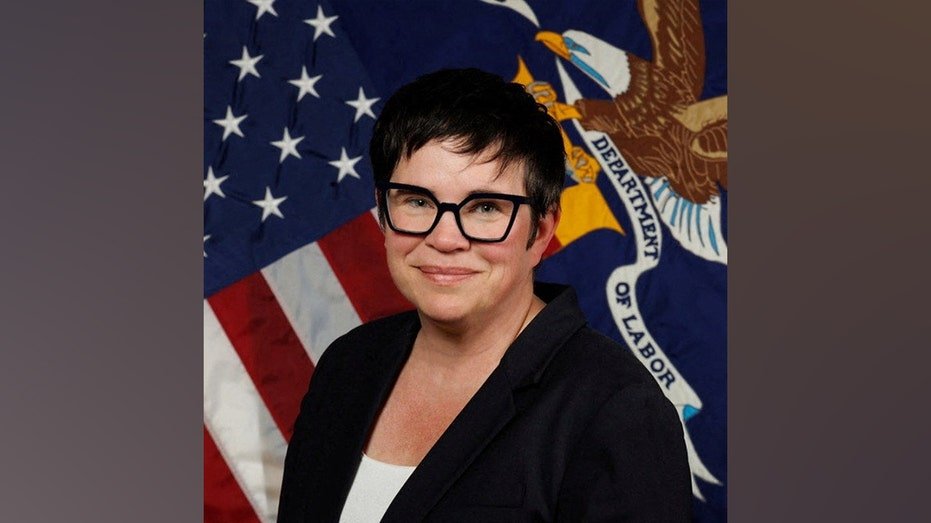 The US Department of Labor Statistics Office, Erika Minarker, is presented in a picture