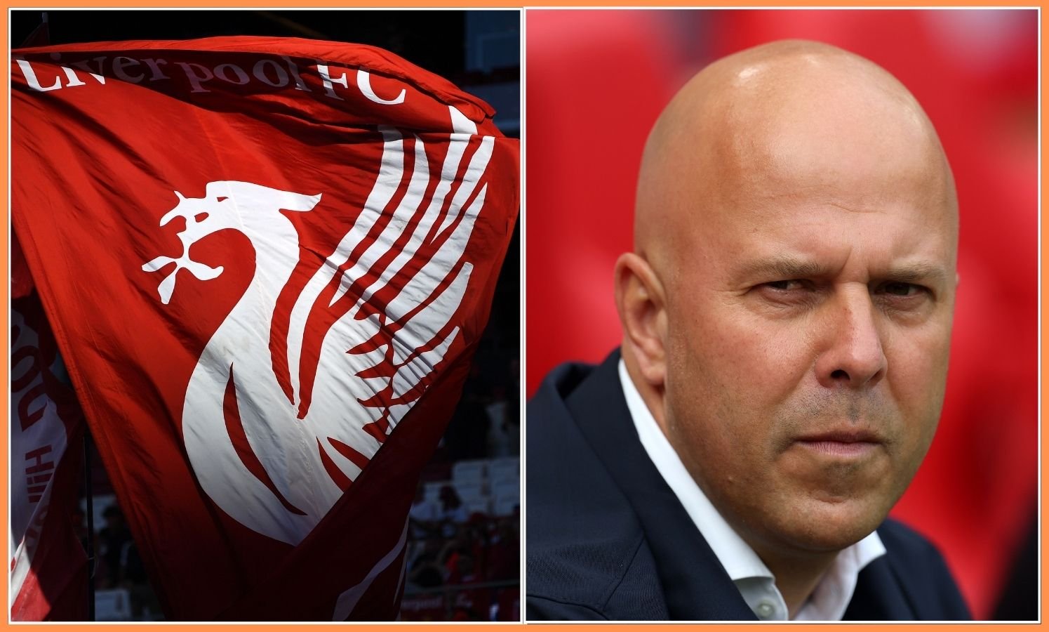 Slot Arne and Liverpool FC logo on science