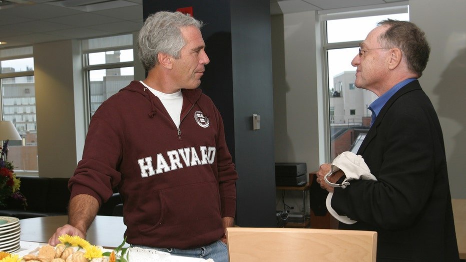 Jeffrey Epstein with Alain Dershitz