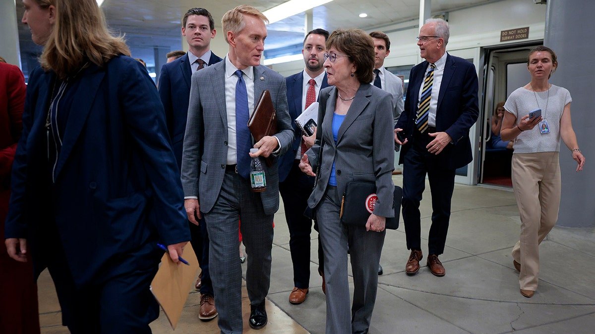 Sens. James Lankford, R-OKLA. , And sussan collins, R-maine