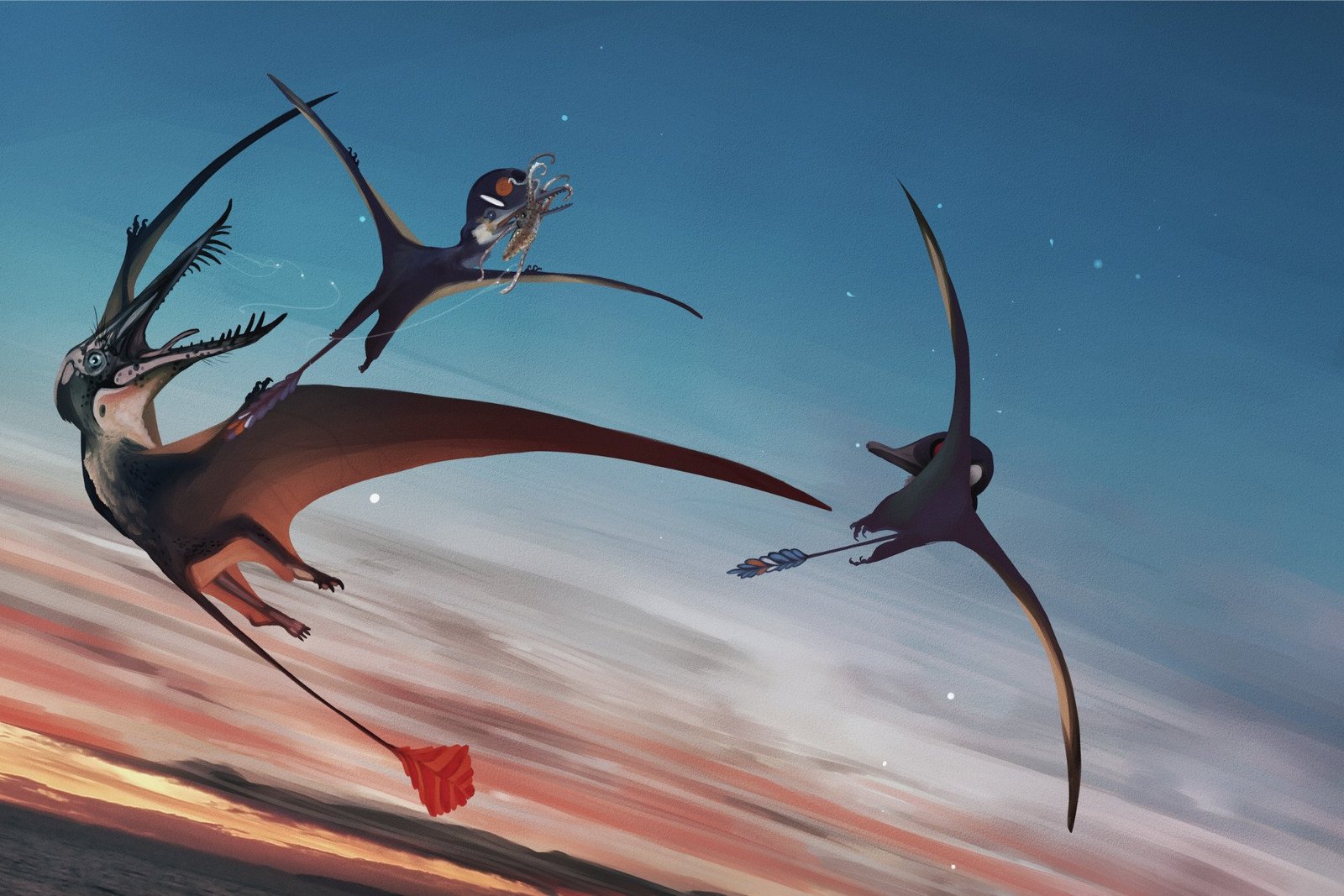 Creeping on a journey over the Hperydian Jurassic Basin