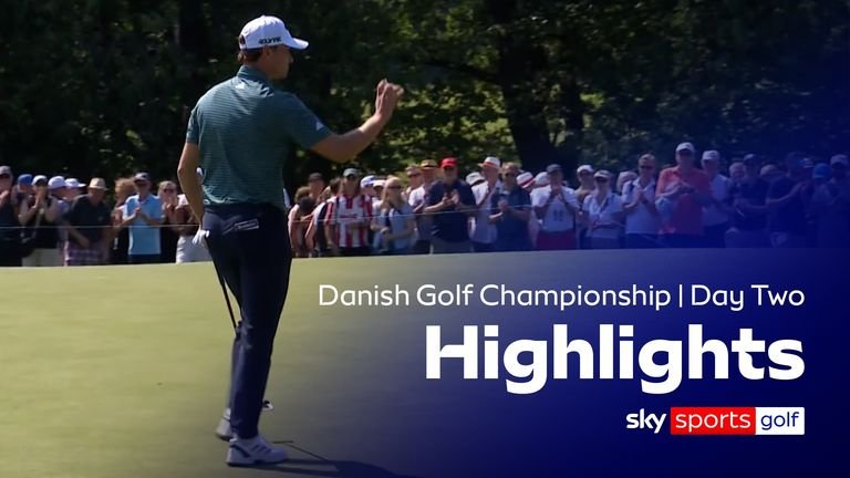 The most prominent of the second round of the Danish Golf Championship in Copenhagen.