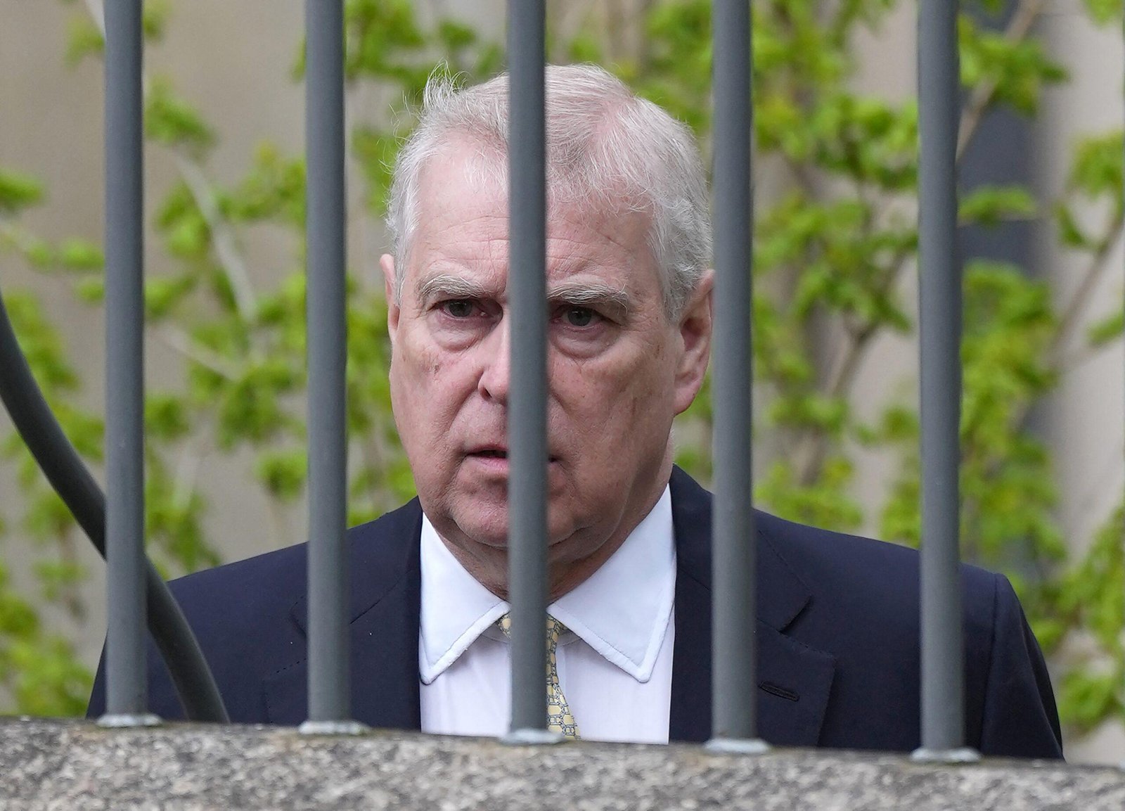 Prince Andrew attends Easter service