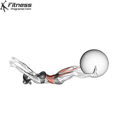 V-up with stability ball