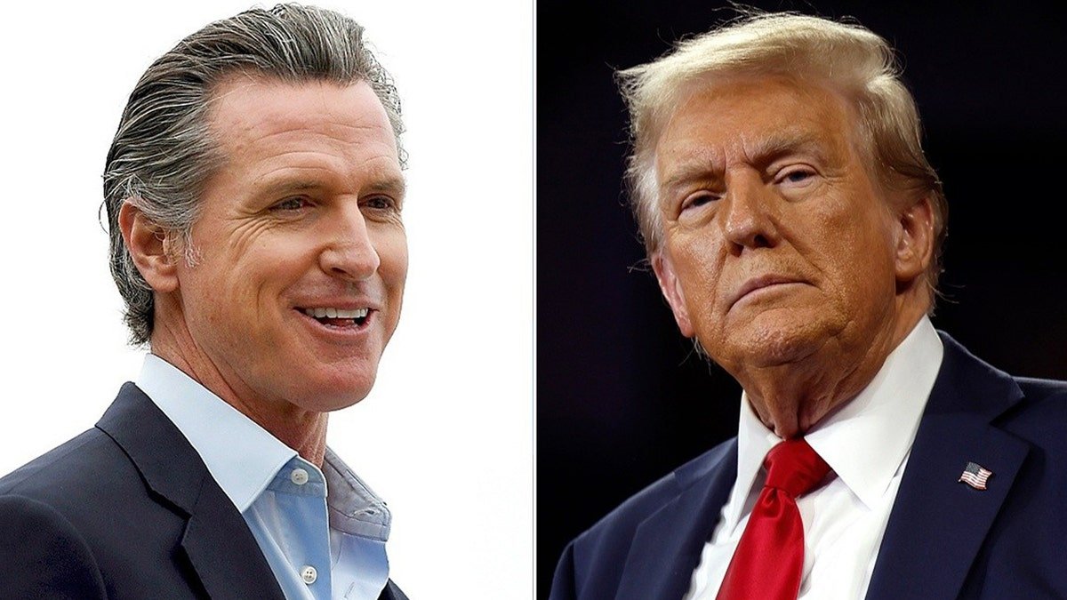 Gavin New Tiros and Donald Trump