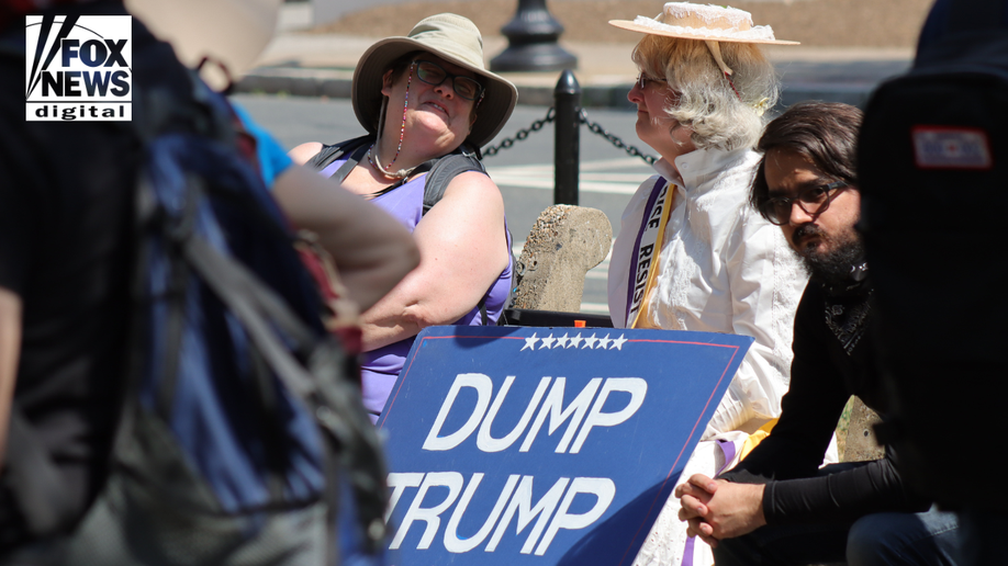 The woman protested by Donald Trump