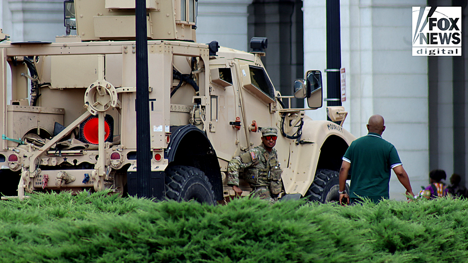 National Guard at Al Ittihad station