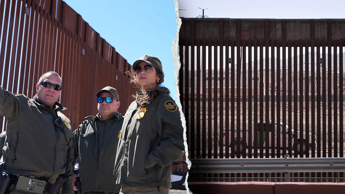 Secretary of the Ministry of National Security Christie sleep and the southern border wall