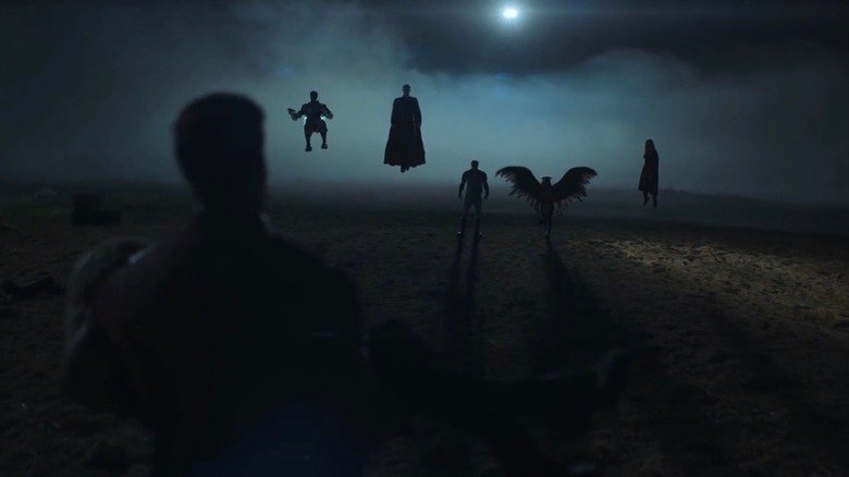 The peacemaker faces the gang of justice