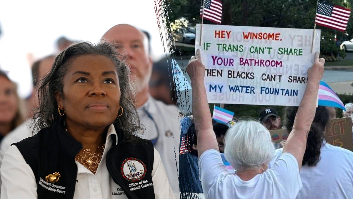 The ruling Virginia candidate Winsum Earl cars responds to the racist mark