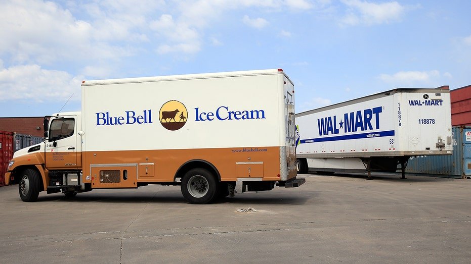 Blue Bell and Mart trucks