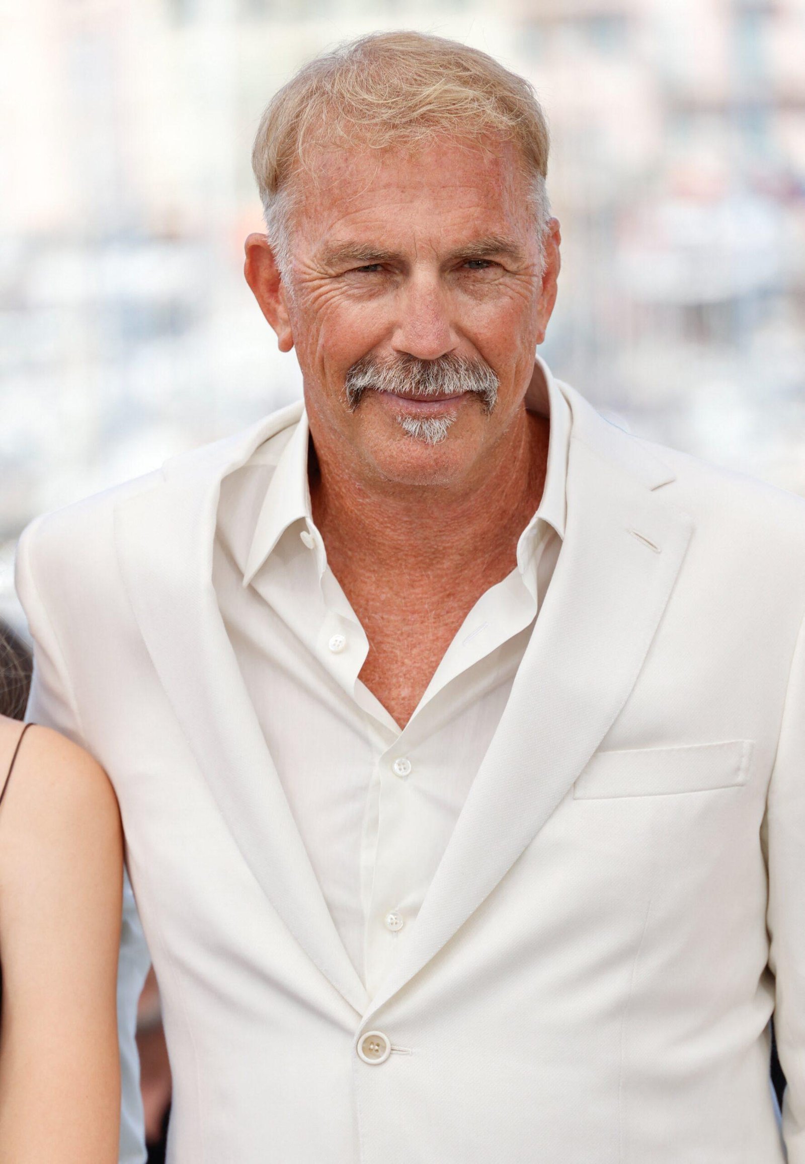 Kevin Costner attends "Horizon: American epic" Photocall - the seventy -seventh annual Cannes Film Festival