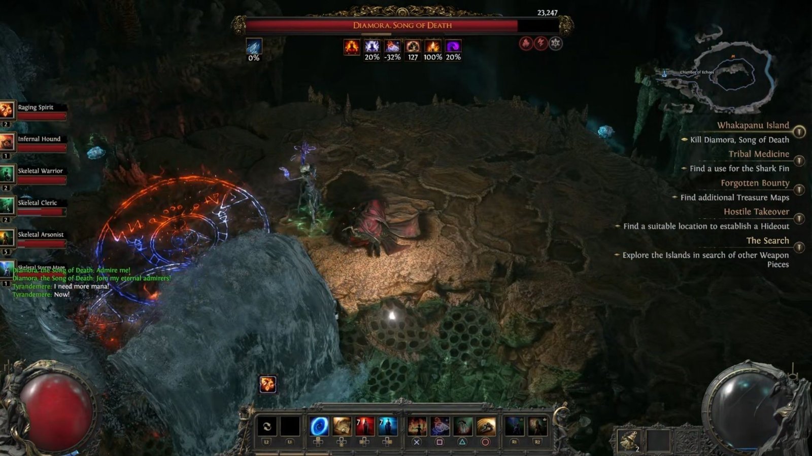 Stay mobile, and away from the shattering of waves and water columns (image via GGG)