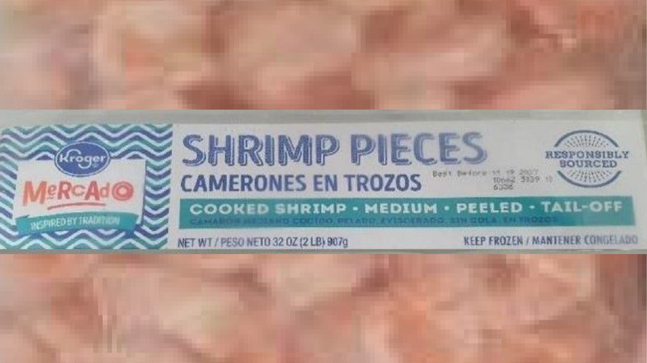 A name on the affected Kroger shrimp