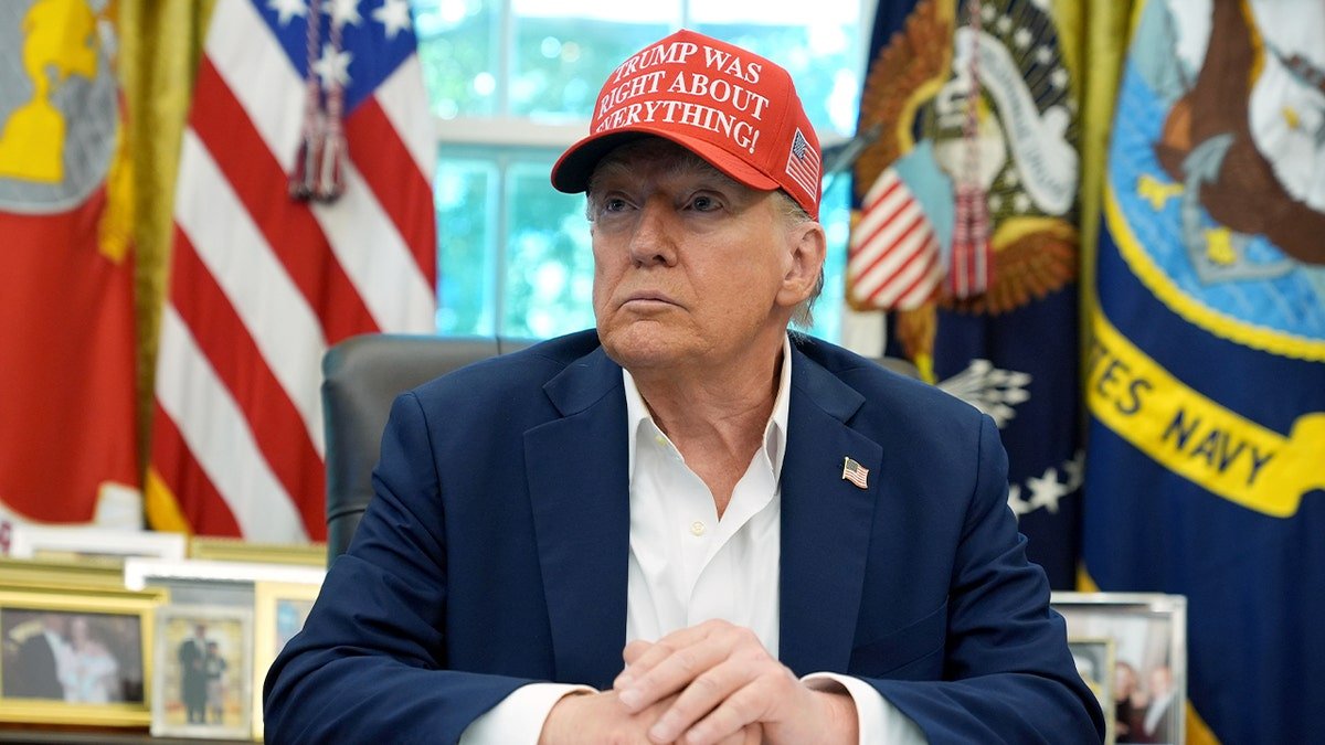 President Trump at the Oval Office on August 22, 2025