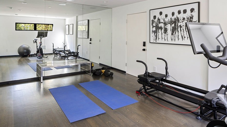 The house also includes a gym.