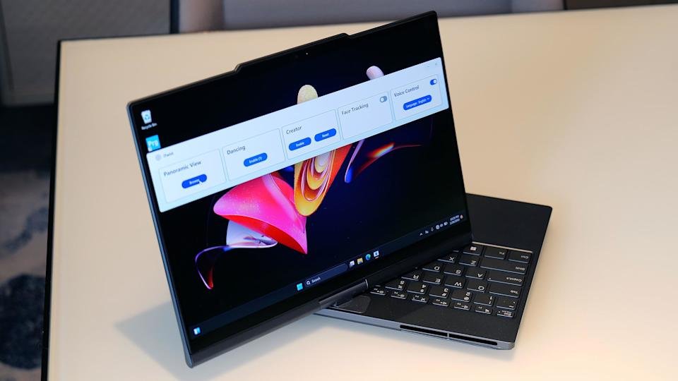 Lenovo concept laptop with a rotating screen.