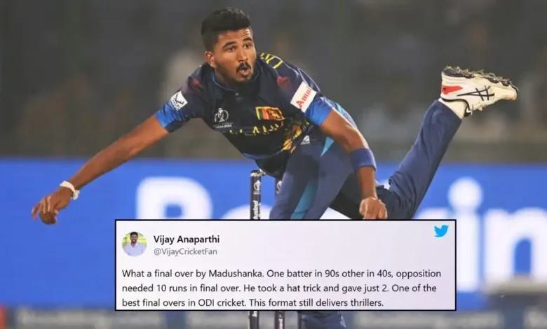 Fans react as Dilshan Madushankas last over hat trick guides Sri Lanka.webp.webp