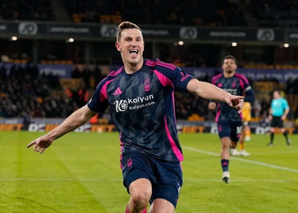 Nutingham forest striker Chris Wood