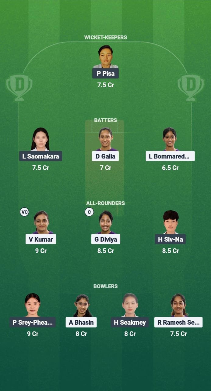 1000756603 Sin-w vs Cam-w Dream11 Fraud Fall Dream11 Team Cambodia Women Tour in Singapore 2025