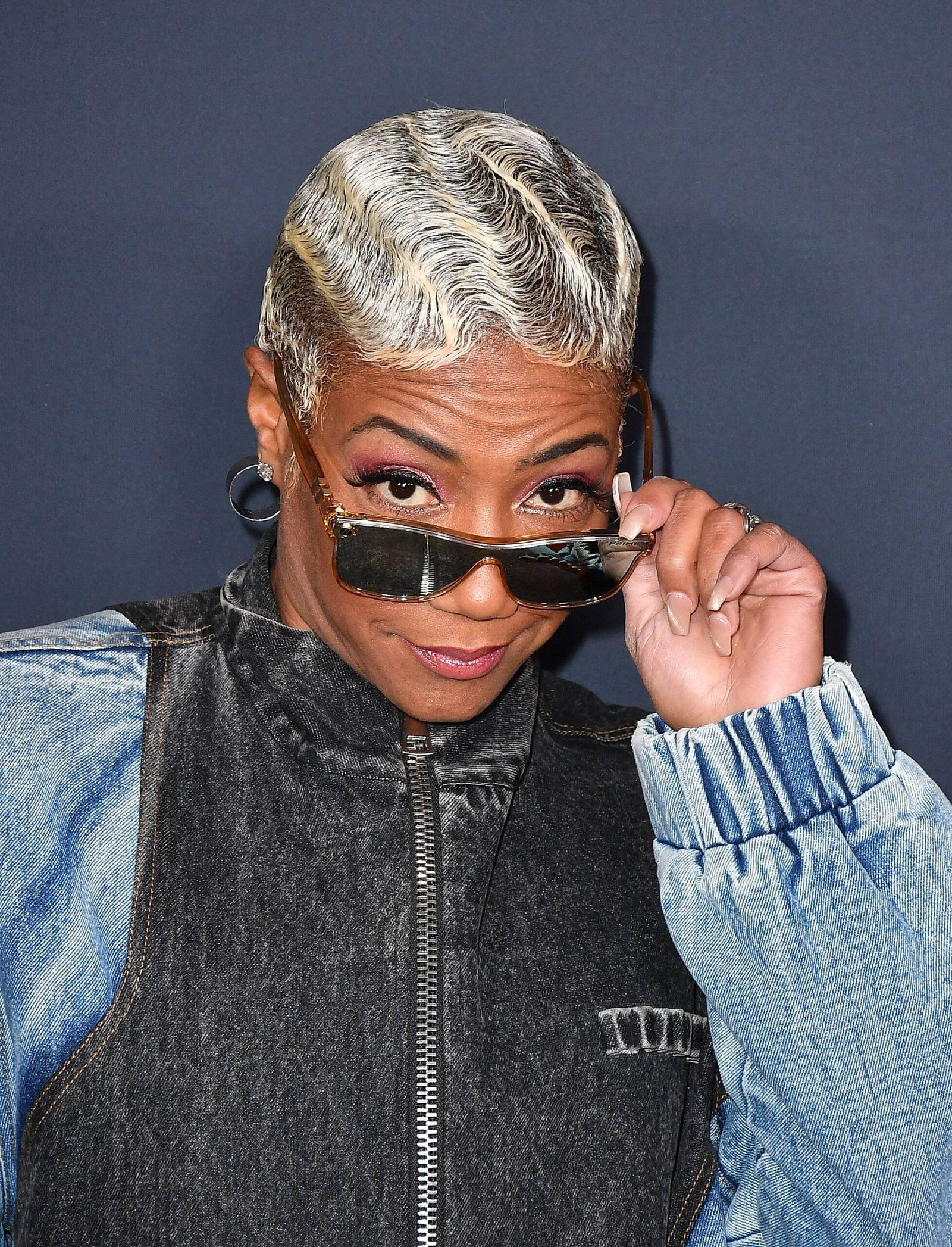 Tiffany Haddosh at Flipper's Roller Boogie Palace after the party